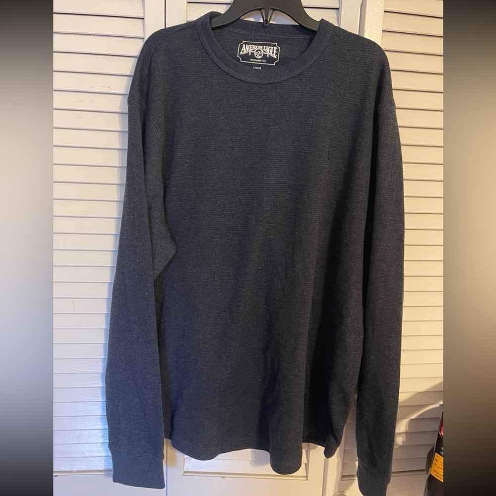 American Age Dark Gray Long Sleeve Tee